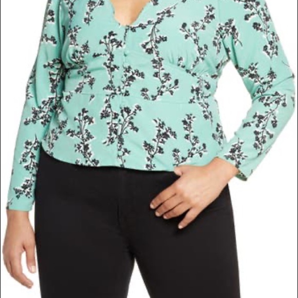 Leith Floral Top